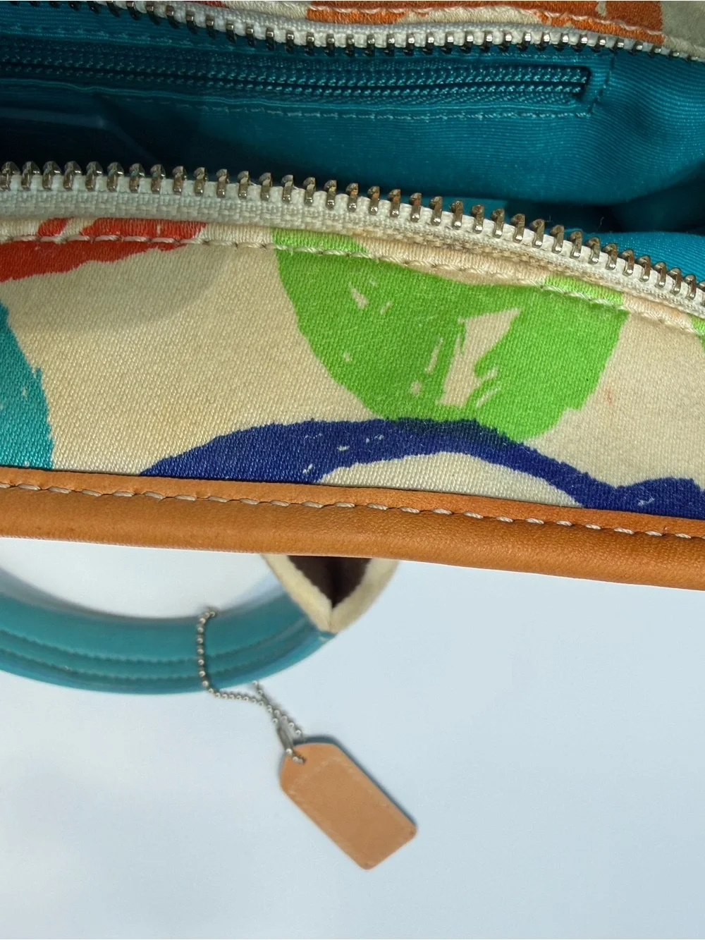 Coach 5660 Hampton Scribble Signature Tote Vtg